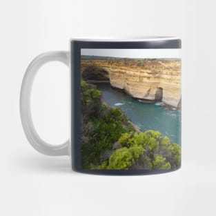 Loch Ard Gorge limestone cliffs. Mug